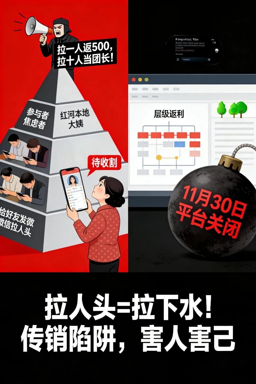 反诈警示图片